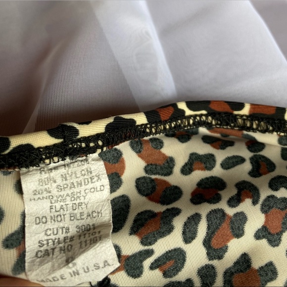 Leopard Print Cheetah Print Bathing Suit Bottoms - Picture 4 of 4
